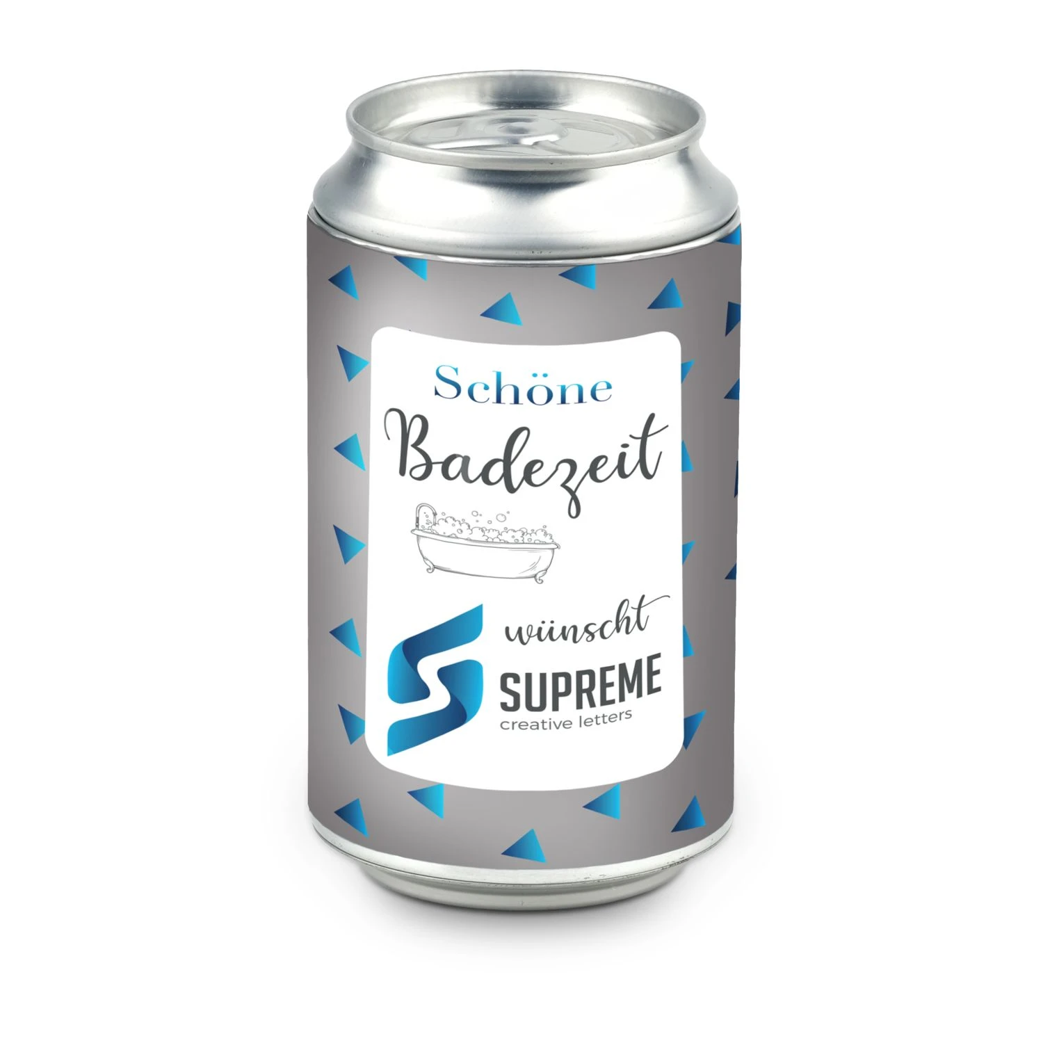 Badesalz-Dose XL 300 G, Earl Grey Mit Individuellem Etikett 2 Badesalz-Dose XL 300 G, Earl Grey Mit Individuellem Etikett – Bild 2