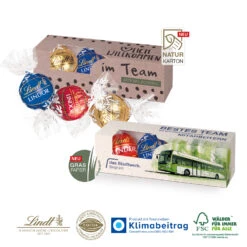 Lindt Lindor Präsent, 3er -Snack Verkäufe 2024 91004 Lindt Lindor Praesent 3er 2 40158