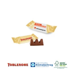 TOBLERONE Minis Mit Werbeschuber -Snack Verkäufe 2024 91202 TOBLERONE Mini im Werbeschuber 74806