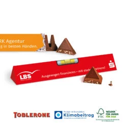 TOBLERONE Riegel Im Werbeschuber, 100 G 10 TOBLERONE Riegel Im Werbeschuber, 100 G -Snack Verkäufe 2024 91258 TOBLERONE Riegel 100g 98361