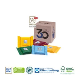 Werbewürfel Mit Süßer Füllung - Ritter SPORT -Snack Verkäufe 2024 91487 Werbewuerfel Ritter SPORT Schokotaefelchen 72473