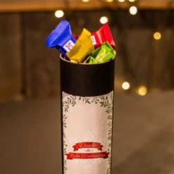 Geschenkhülse "Danke" - Ritter Sport 8 Geschenkhülse "Danke" - Ritter Sport -Snack Verkäufe 2024 Danke Frohe Weihnachten Ritter Sport Mini 13 71961