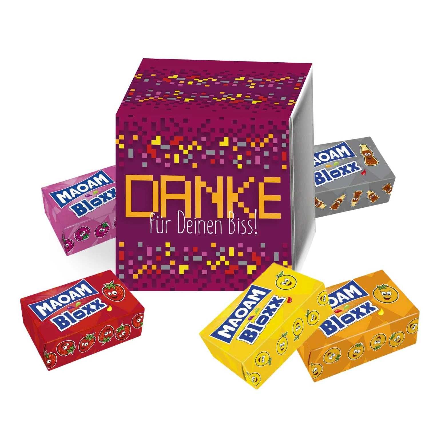 Geschenkdose - Maoam "Danke Für Deinen Biss" 1 Geschenkdose - Maoam "Danke Für Deinen Biss"