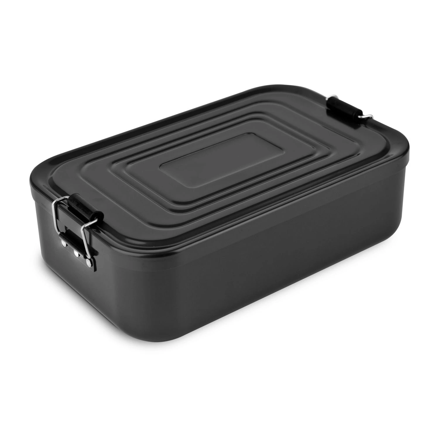 Lunchbox Quadra Schwarz Matt XL 3 Lunchbox Quadra Schwarz Matt XL – Bild 3