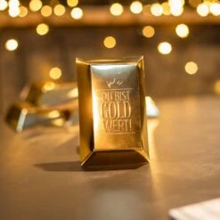 Du Bist Gold Wert Goldbarren XL - Lindor -Snack Verkäufe 2024 WP12954 Du bist Gold wert Barren XL 5 72189