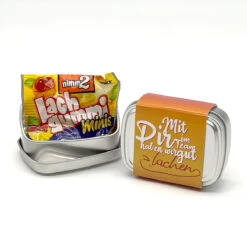 Geschenkdose "Mit Dir Im Team Haben Wir Gut Lachen" -Snack Verkäufe 2024 WP13095 geschenkdose mit dir im team haben wir gut lachen 1 89127