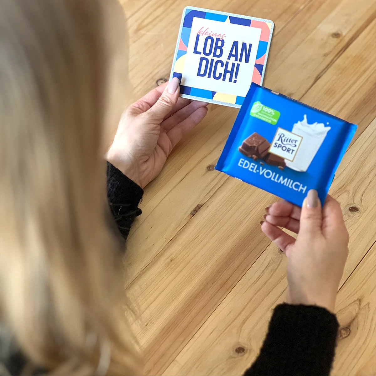 Geschenkdose "Kleines Lob An Dich" - Ritter Sport 5 Geschenkdose "Kleines Lob An Dich" - Ritter Sport – Bild 5