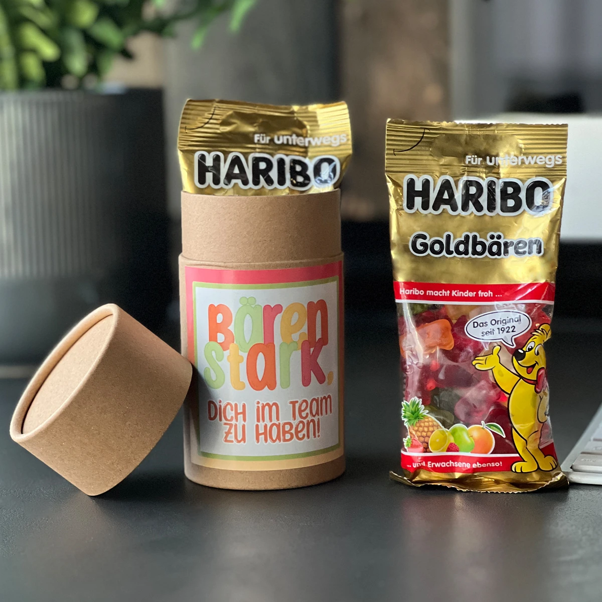 Präsenthülse "Bärenstark" - Haribo Goldbären 2 Präsenthülse "Bärenstark" - Haribo Goldbären – Bild 2