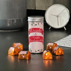 Geschenkdose "Danke & Frohe Weihnachten" - Ferrero Küsschen