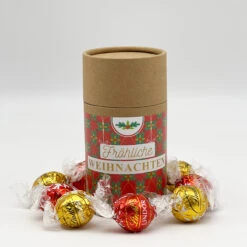 Präsenthülse "Fröhliche Weihnachten" - Lindt -Snack Verkäufe 2024 WP13335 Prasenthulse Frohliche Weihnachten 2 94383