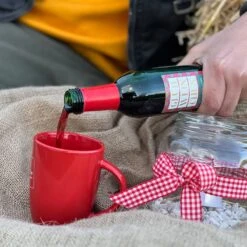 Weihnachtssack "Fröhliche Weihnachten" - Glühweinchen -Snack Verkäufe 2024 WP13347 VH 94071