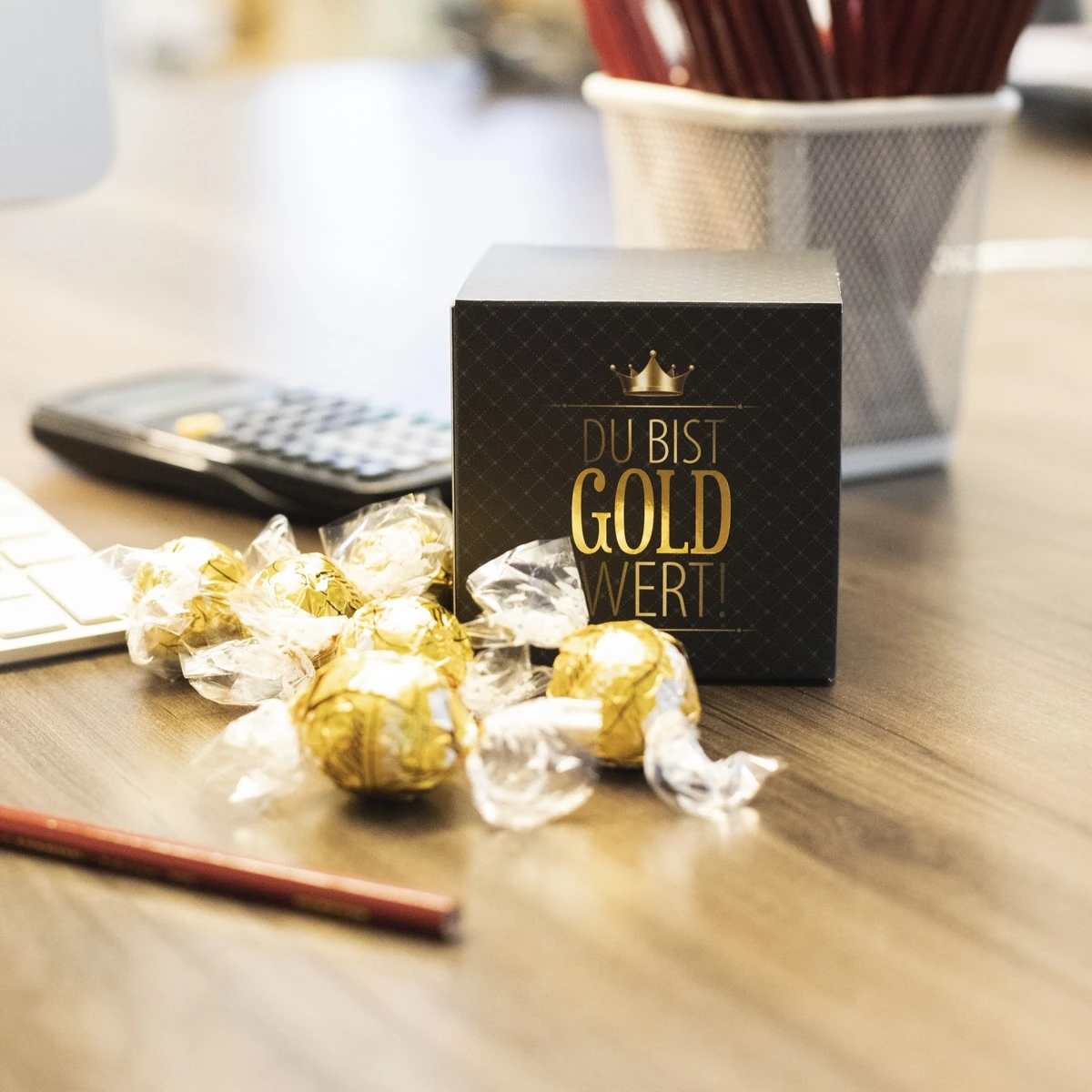 Weihnachts-Set "Du Bist Gold Wert" 3 Weihnachts-Set "Du Bist Gold Wert" – Bild 3