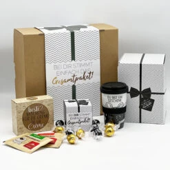 Geschenkset "Für Die Crème De La Crème" -Snack Verkäufe 2024 freisteller shooting gesamtpaket lob2go coffeebags 1200x1200 93273