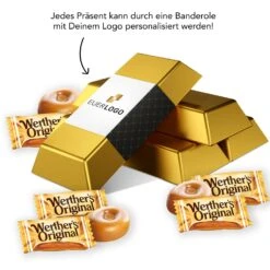 Goldbarren - Du-Version - Werther's 6 Goldbarren - Du-Version - Werther's -Snack Verkäufe 2024 goldbarren 1200x1200 Banderole 1 76931
