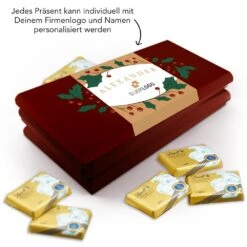 Kleines Dankeschön Christmas - Lindt -Snack Verkäufe 2024 mockup dankeverpackung Lindt Naps Name Logo 41744