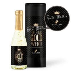 Sie Sind Gold Wert 8 Sie Sind Gold Wert -Snack Verkäufe 2024 mockup flasche huelse goldwert unterjaehrig SIE Name Logo 72373