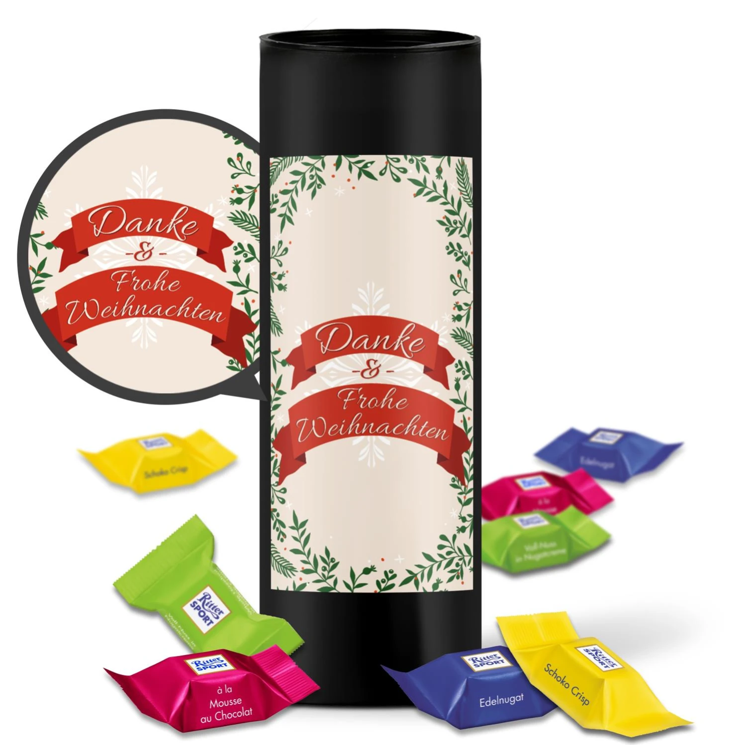 Geschenkhülse "Danke" - Ritter Sport 2 Geschenkhülse "Danke" - Ritter Sport – Bild 2