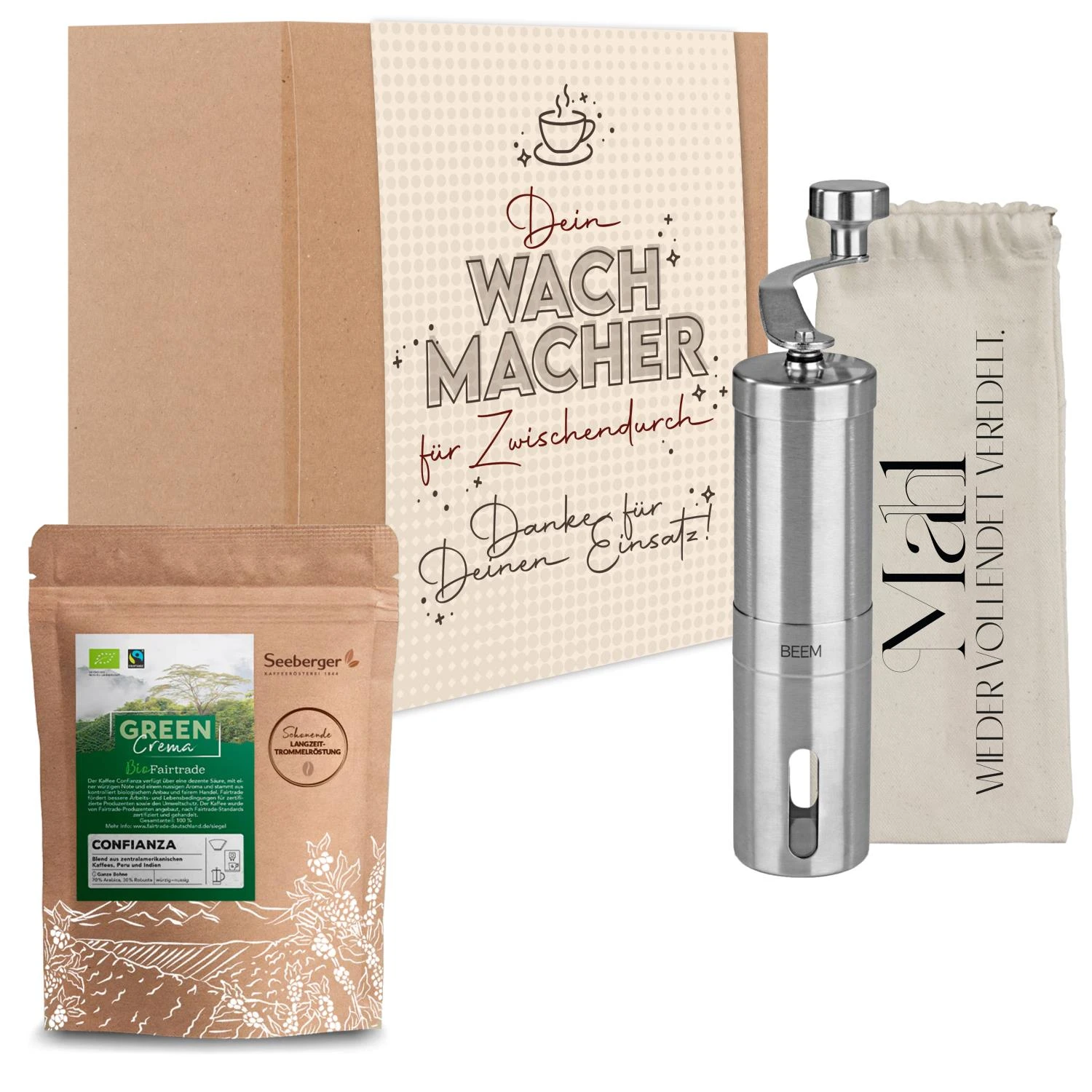 Geschenkset "Dein Wachmacher" 1 Geschenkset "Dein Wachmacher"