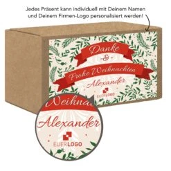 Lunchbox Eco - Xmas -Snack Verkäufe 2024 montage lunchbox eco danke froheweihnachten Lupe Kraftpapier 1 81656