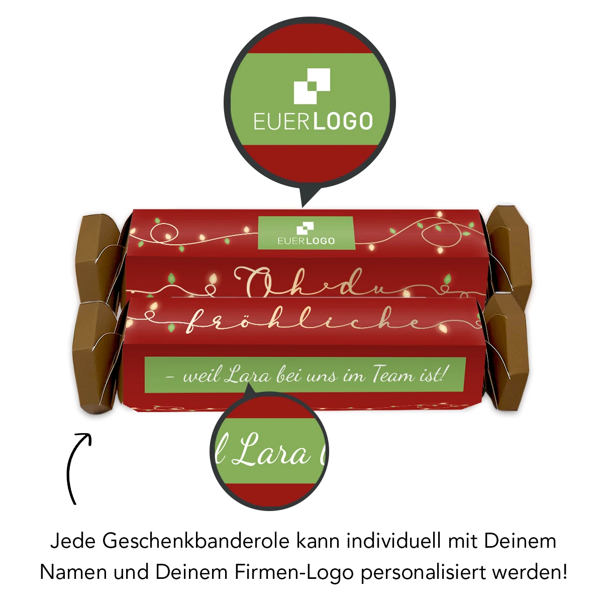 Geschenkverpackung "Oh Du Fröhliche" - Lindt – Bild 3