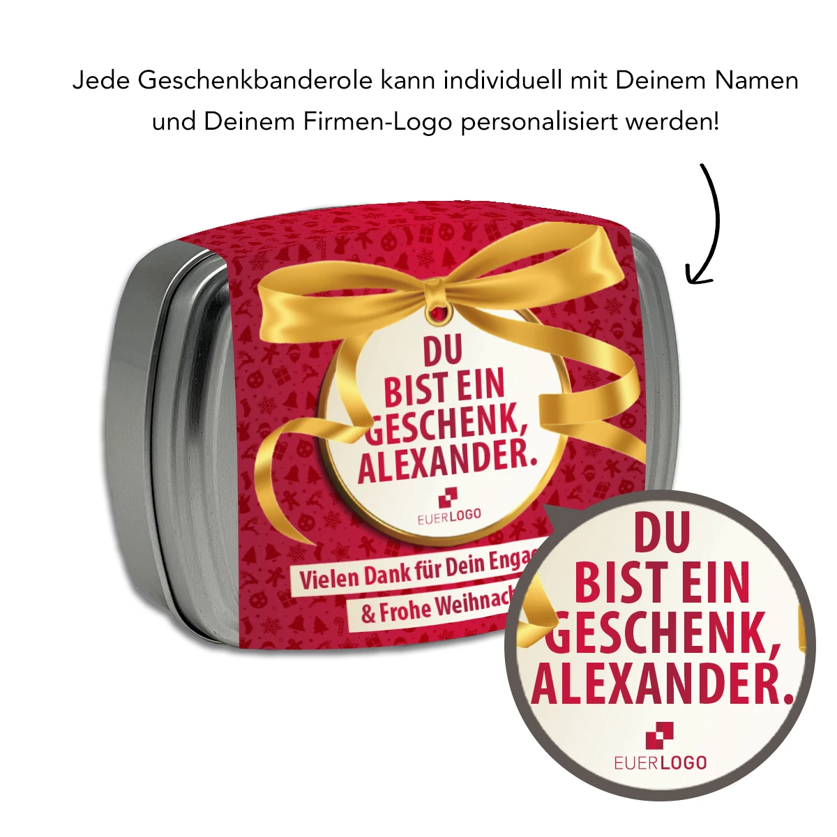 Geschenkdose "Du Bist Ein Geschenk" - Lindt – Bild 3