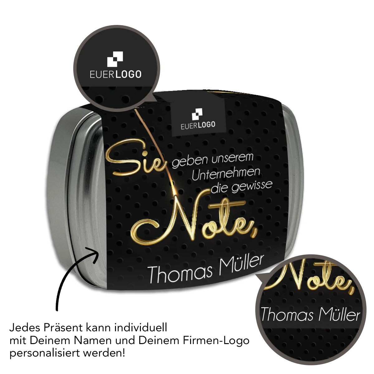 Geschenkdose "Die Gewisse Note" - Sie-Version - Mozartkugeln – Bild 3