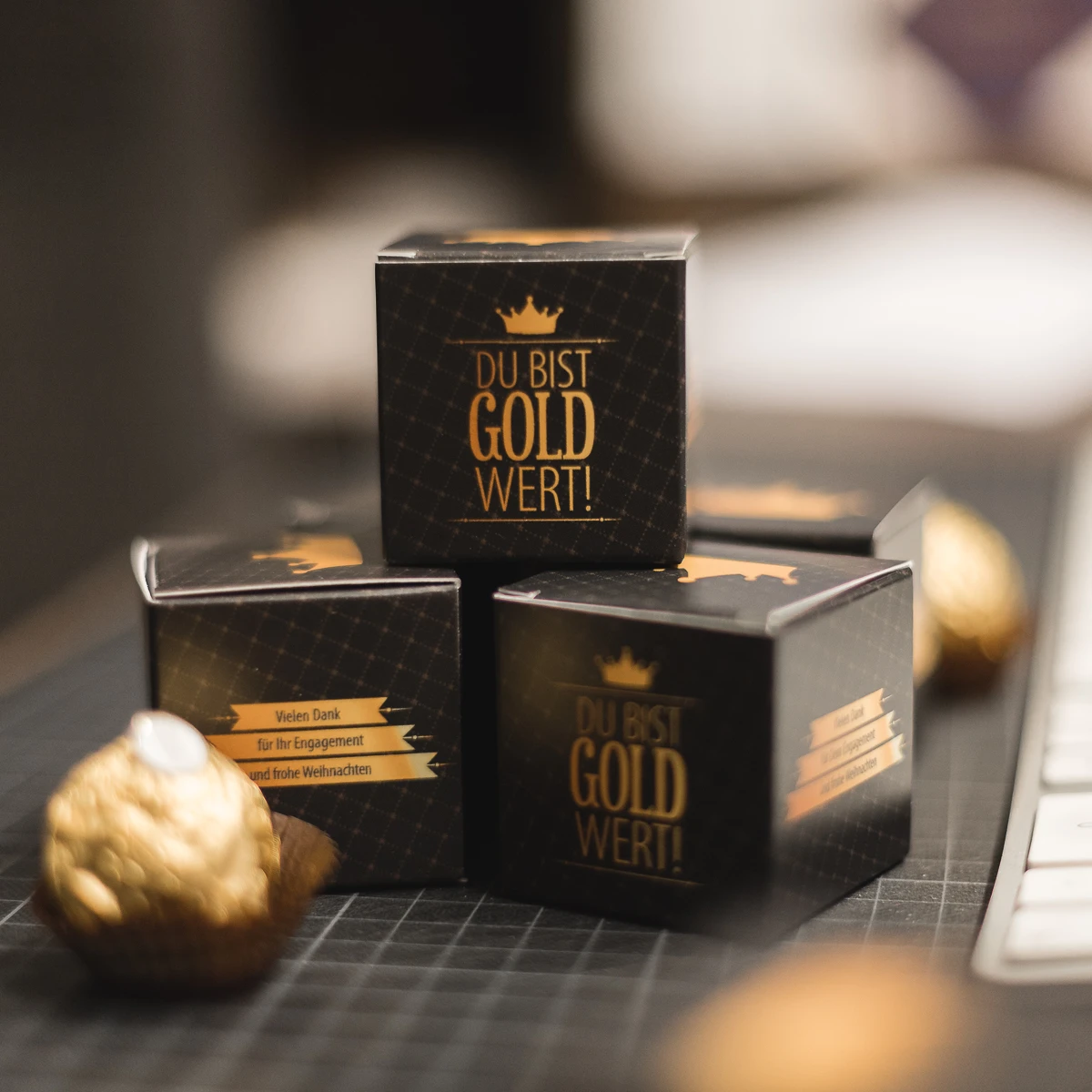 Du Bist Gold Wert Würfel - Rocher Christmas 1 Du Bist Gold Wert Würfel - Rocher Christmas